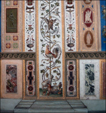 Restauri d’arte. - Restauro dei marmi, della marmoridea, degli stucchi e delle dorature della II Loggia (Seconda Loggia) - Palazzo Apostolico (Vaticano)