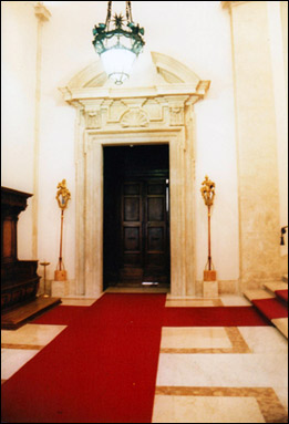 Restauro - Restauri e decorazioni eseguite nello Scalone d’onore di Palazzo Chigi a Roma