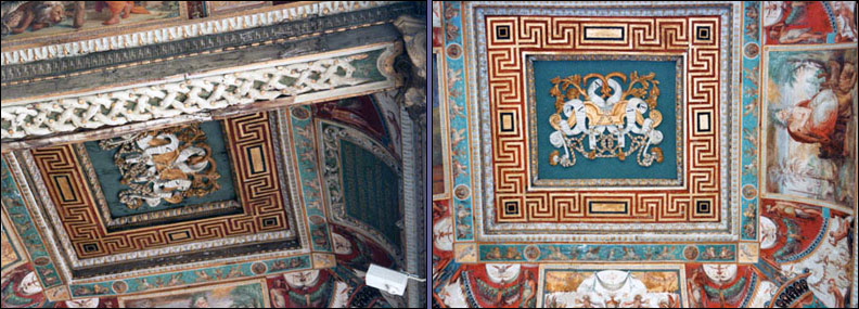 Restauro di 15 soffitti a volta della terza Loggia del Palazzo Apostolico - Vaticano - Pietro-Rosa (Restauratore e decoratore).